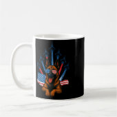Belgisch Malinois Fighter Jet Flugzeug Patriotic D Kaffeetasse (Links)