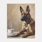 Belgisch Malinois Fleecedecke (Vorderseite)