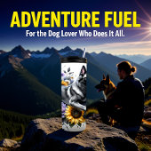 Belgisch-Malinois' floraler Energieausbruch Thermosbecher