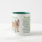 Belgisch Malinois Geschenke, Belgisch Malinois Ges Zweifarbige Tasse (Mittel)