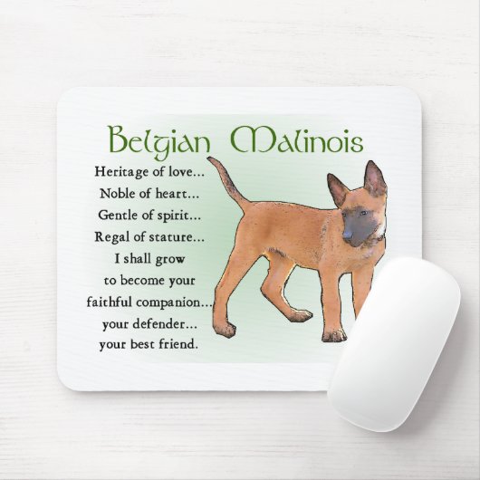 Belgisch Malinois Geschenke Mousepad (Mit Mouse)