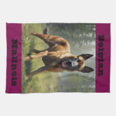 Belgisch Malinois Geschirrtuch (Horizontal)