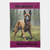 Belgisch Malinois Geschirrtuch (Vertikal)