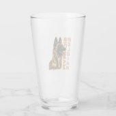 Belgisch Malinois Glas (Rückseite)