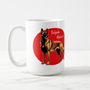 Belgisch Malinois Grafik Kaffeetasse