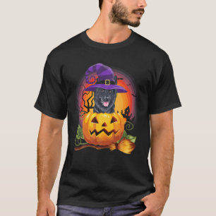 Belgisch Malinois Hexch Pumpkin Halloween Dog Love T-Shirt