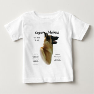 Belgisch Malinois History; alles über Malinois Baby T-shirt