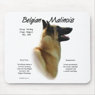 Belgisch Malinois History; alles über Malinois Mousepad