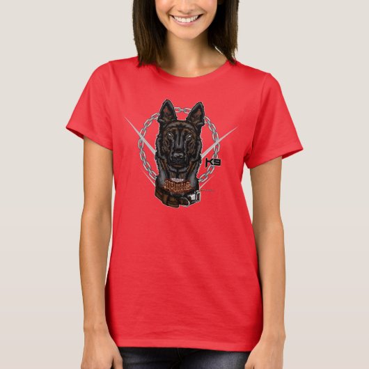 Belgisch Malinois K9 Force - ELITE T-Shirt (Vorderseite)