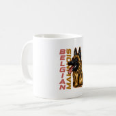 Belgisch Malinois Kaffeetasse (Vorderseite Links)