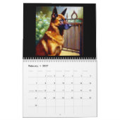 Belgisch Malinois Kalender (Feb 2027)