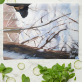 Belgisch Malinois Let It Snow Weihnachten Geschirrtuch (Gefaltet)