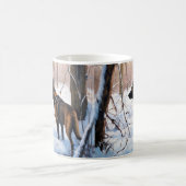 Belgisch Malinois Let It Snow Weihnachten Kaffeetasse (Mittel)