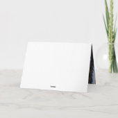 Belgisch Malinois Let It Snow Weihnachten Karte (Rückseite)