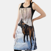 Belgisch Malinois Let It Snow Weihnachten Schürze (InSitu)