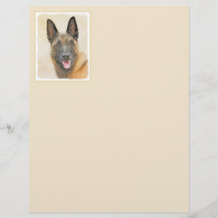 Belgisch Malinois Malerei - Niedliche Original Hun