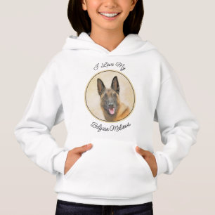 Belgisch Malinois Malerei - Niedliche Original Hun Hoodie