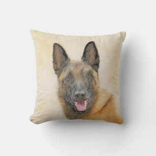 Belgisch Malinois Malerei - Niedliche Original Hun Kissen