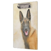 Belgisch Malinois Malerei - Niedliche Original Hun Klemmbrett (Links)