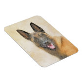 Belgisch Malinois Malerei - Niedliche Original Hun Magnet (Rechte Seite)