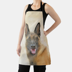 Belgisch Malinois Malerei - Niedliche Original Hun Schürze