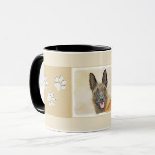 Belgisch Malinois Malerei - Niedliche Original Hun Tasse