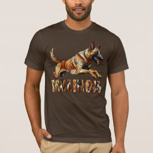 Belgisch Malinois - Mosaikkunst T-Shirt