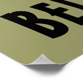 Belgisch Malinois Poster (Ecke)