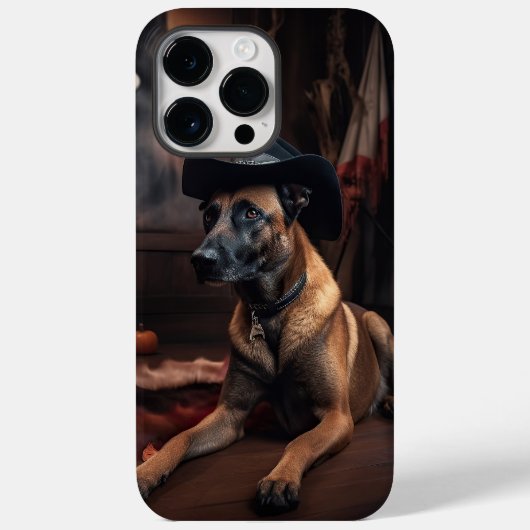 Belgisch Malinois Pumpkins Halloween Beängstigend Case-Mate iPhone Hülle (Rückseite)