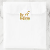 Belgisch Malinois Runder Aufkleber (Tasche)