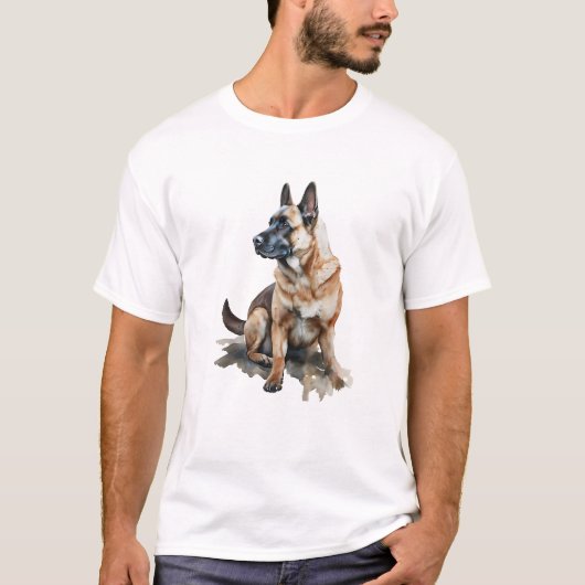 Belgisch Malinois T-Shirt (Vorderseite)