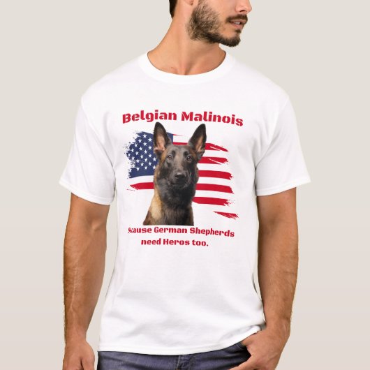 Belgisch Malinois T-Shirt (Vorderseite)