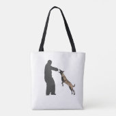 Belgisch Malinois Tote Bag Tasche (Rückseite)