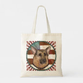 Belgisch Malinois Tote Bag Tragetasche (Rückseite)