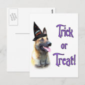 Belgisch Malinois Trick Postkarte (Vorne/Hinten)