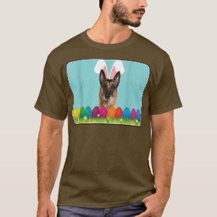 Belgisch Malinois w Bunny Ears T-Shirt