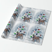 Belgisch Malinois Weihnachten Geschenkpapier (Ungerollt)