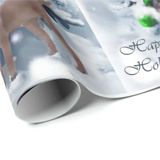 Belgisch Malinois Weihnachten Geschenkpapier (Rolleneckpunkt)