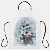 Belgisch Malinois Weihnachten Schürze (Vorderseite)