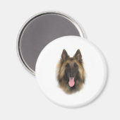 Belgisch Sheperd Tervueren Magnet (Vorderseite/Rückseite)