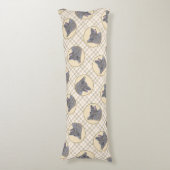 Belgisch Tervuren Shepherd Mahogany Malerei Art Seitenschläferkissen (Vorderseite Vertikal)