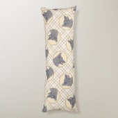 Belgisch Tervuren Shepherd Mahogany Malerei Art Seitenschläferkissen (Rückseite (Vertikal))