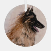 Belgisch von Hevener Ornament Aus Glas (Rückseite)