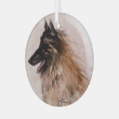 Belgisch von Hevener Ornament Aus Glas (Vorderseite links)