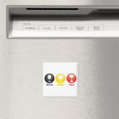 Belgische Bier-Icons Magnet (In Situ (Geschirrspüler))