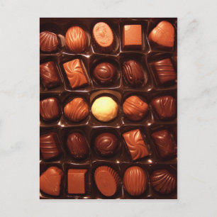 BELGISCHE CHOKOLATES POSTKARTE
