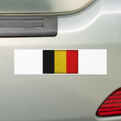 Belgische Fahne Belgien Autoaufkleber (Auf Auto)
