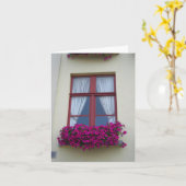 Belgische Fensternotecard Karte (Gelbe Blume)