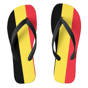 belgische Flagge Badesandalen