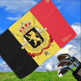 Belgische Flagge / Belgien Golf / sport Golf Bruss Golfhandtuch